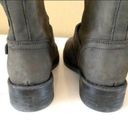 ALLSAINTS  Classic Leather Motorcycle Biker Boots EU 37/US 6 Gray Moto Photo 5