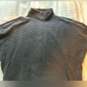 Lululemon  Womens Grey Mock Neck Long Sleeve Sweater Photo 5