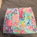 Lilly Pulitzer Multi-Color Patchwork Skort Photo 0