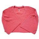 Free People Women’s  Flared Sleeved V Neck Knit Sweater Photo 4