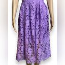 Donna Morgan Anthropologie  Renata Purple Lace Dress Sleeveless, Lined, Size US 8 Photo 4