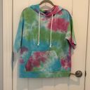 SheIn Fabulous Tie Dye Hoodie / Top Sleeves Cut Down To Short  Photo 2