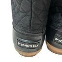 st. john's bay St John’s Bay Women’s Denton Flat Heel Rain Boots black size 9 Photo 5