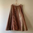 Coldwater Creek  patchwork boho skirt size petite small Photo 0