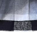 Talbots  Womens Pleated Petite Skirt Size 4P Black White Check Stretch 28" Waist Photo 3