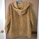 Koolaburra by Ugg Plush Fuzzy Hooded Cardigan Brown Size Large Photo 2