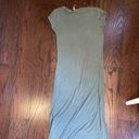 Acting Pro Women's Sage Green T-Shirt Maxi Dress Size M Photo 3