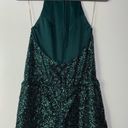 4S13NNA Emerald Green Sequin Romper Photo 1