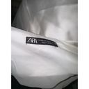 ZARA  White Satin Effect Cut-Out Mini Dress Size XXL Photo 7