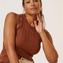 Pilcro Sz XL  Ribbed Tank In Bourbon Anthropologie Photo 0