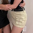 Cargo Mini Skirt Tan Photo 1