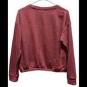 a.n.a  Women's Medium Crewneck Pullover Sweatshirt Elastic Hem Photo 1