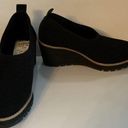 Eileen Fisher  Black Wedge Shoes 7 New NWT $235 retail Beautiful Versatile HTF Photo 0