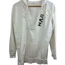 UVM University of Vermont Cream Sweatshirt Hoodie XXL 2XL Green V Photo 0