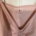 Poof New York  Womens Crop Tank Rose Smoke M/L Spaghetti‎ Strap Photo 1