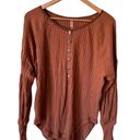 Free People Movement Free People Bella Layer Slouchy Oversized Ribbed Long Sleeve Tunic Top Size M Photo 7