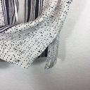 Vince  100% Silk Scarf Print Midi Dress Black White Minimalist Lightweight XS Photo 9