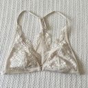 Victoria's Secret Victoria’s Secret White Lace Racerback Bralette Size Medium Photo 0