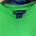 Nautica Vintage 90’s Neon Green Made in USA  “Challenge” Short Sleeve T-shirt Sz XL Photo 5