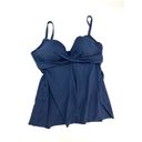 MiracleSuit  Tankini Top Midnight Blue Allura Crisscross Tankini Top 10 NWT $118 Photo 1