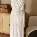 l*space L* Cream Kenzie Dress Cover up Open Sides Midi Size Large Photo 3