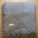 Simply Southern  Light Blue & Grey Cashmere Feel Blanket Scarf Photo 1