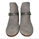 Cole Haan  Hayes Grey Suede Strap Ankle Bootie Size 7.5 Photo 2