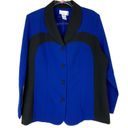 Vintage Blue Sue Brett |  & Black Blazer Skirt Set Photo 1