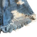 American Eagle  Highest Rise 90s Boyfriend Shorts Distressed Denim Size 8 Women's Photo 3