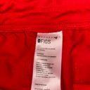 FIGS Neon Red Yola High Waisted Tall Skinny Scrub Pants Photo 4