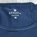 Athleta  STEALTH Long Sleeve Top Constellation Blue Size Medium Photo 4