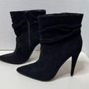 Shoedazzle  Alyssa Heeled Black Pointed Booties Shoes Size 7.5 Photo 5