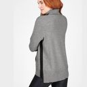 Sweaty Betty  Hampstead Cashmere Sweater Long Sleeve Turtleneck Gray Size Small Photo 1