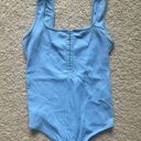 Abercrombie & Fitch Blue Bodysuit Photo 0