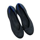 Rothy's  Noir Mesh Textile The Bow Flat Black Women’s size 8.5 Photo 2