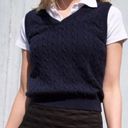 Brandy Melville  Navy Marlena Sweater Vest Photo 0