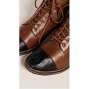 The Great 💕💕 The Cap Toe Boxcar Boot ~ Hickory Brown/Black 10 NWT Photo 6