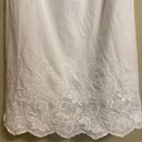 Isabel Maternity Maternity Dress Embroidered White Cotton Size Small Photo 5