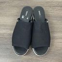 DKNY  Carli Slide Sandals Black Y2K Platform Shoes Size 9 Photo 1