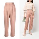 Ba&sh  • Maiwen Pleated Trousers pants high waist Blush pink tapered carrot leg Photo 1