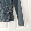 DKNY  Jeans Vintage Y2K Full Zip Utility Pocket Style Peplum Denim Jacket Small Photo 10