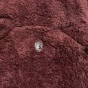 Kuhl Women’s  Flight Fleece Sherpa Pullover Hoodie Maroon Burgundy Size M Photo 8