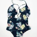 O'Neill  Dahlia Swimsuit One Piece Floral Tropical Halter Open Back NWT Small Photo 4