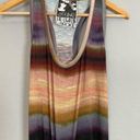 Young Fabulous and Broke  Maxi Dress Striped Tie-dye Racerback‎ Ruched Large Summer Photo 3