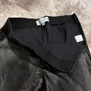 Tuckernuck  Black Faux Leather Ashford Bootcut Ankle Demi Pants Mid Rise XXS Photo 6