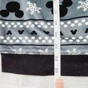 Disney  Womens Mickey Mouse Snowflake Fleece Pajama Set Size X-Small Grey Black Photo 7