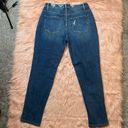 Vervet Flying Monkey High Rise Comfort Stretch Distressed Blue Mom Jean Size 30 Photo 5