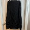 Ronen Chen tulle lined maxi ruffled skirt Black Size 2 Photo 4