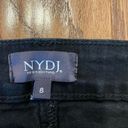 NYDJ  Sheri slim leg black jeans size 8 Photo 6