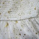 Krass&co NWT Ivy City . Midsummer Nights Midi in White Gold Star Smocked Dress XXL Photo 3